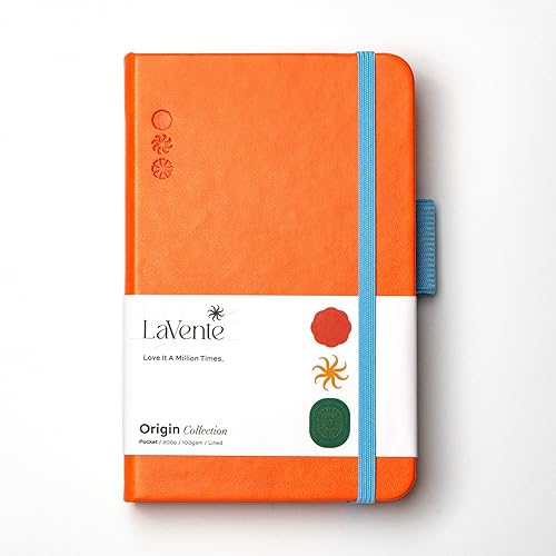 Miniatura 10 de Cuaderno profesional con forro de bolsillo, tapa dura de poliuretano artístico y 200 páginas numeradas, papel grueso de 3.53 ozm, ideal para