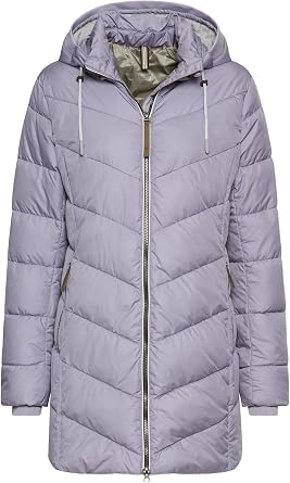 camel active Women's Padded Jacket with Removable Hood