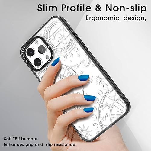 Miniatura 5 de Mootobo Funda 4 en 1 para iPhone 13 Pro Max con protector de pantalla  protector de lente TPU transparente borde de parachoques delgado a la moda a