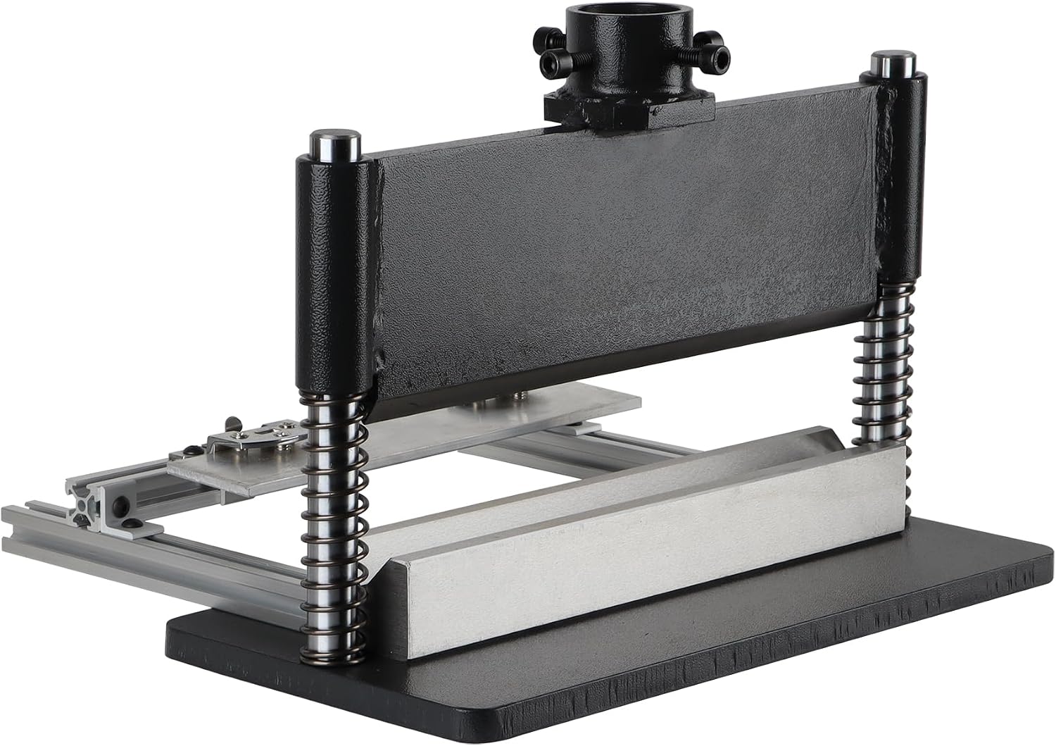 Press Brake Attachment for 12-20 Ton Hydraulic, with Adjustable Back Gauge for Accurate Bends, Volume Runs, Flat Steel Max Bending Length: 12",Thickness 3/16"