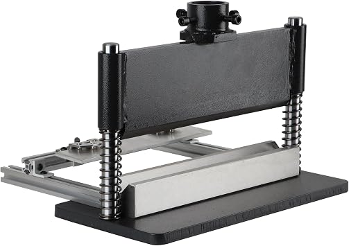 Press Brake Attachment for 12-20 Ton Hydraulic, with Adjustable Back Gauge for Accurate Bends, Volume Runs, Flat Steel Max Bending Length 12",Thickness 3/16"