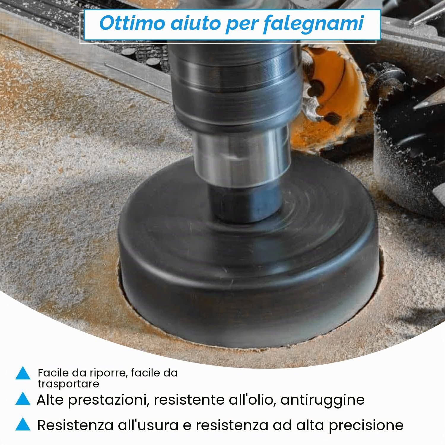 Set di seghe a tazza di alta qualità da 19 pezzi per fori precisi su legno, cartongesso e PVC (1)