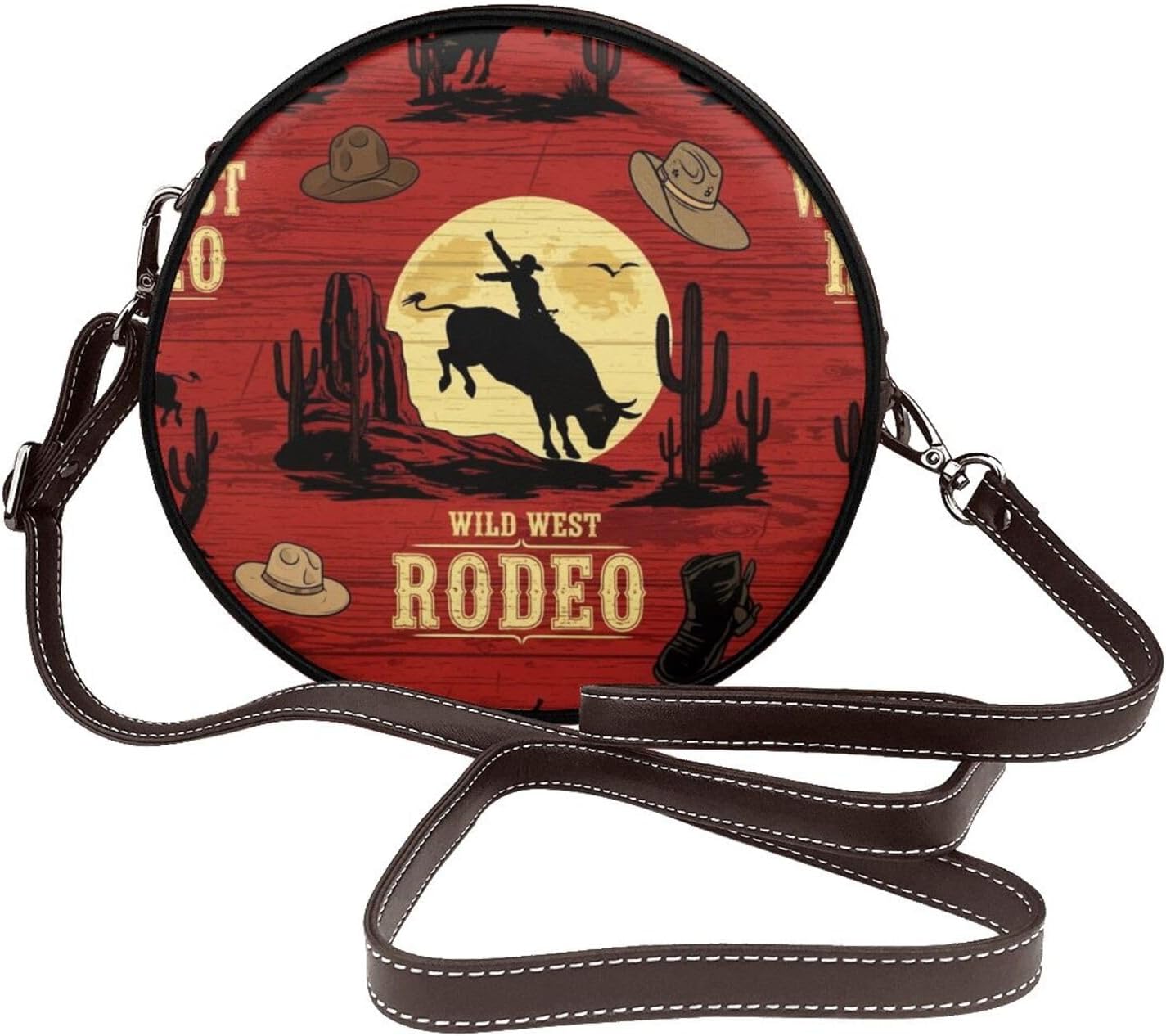 Stylish Handbags Purse, Sleek Crossbody Bag with Top Zipper