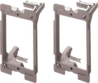 Legrand OnQ AC1010012PK Legrand-On-Q (2 Pack) Low Voltage Bracket, 1 Gang (Pack of 2), Gray