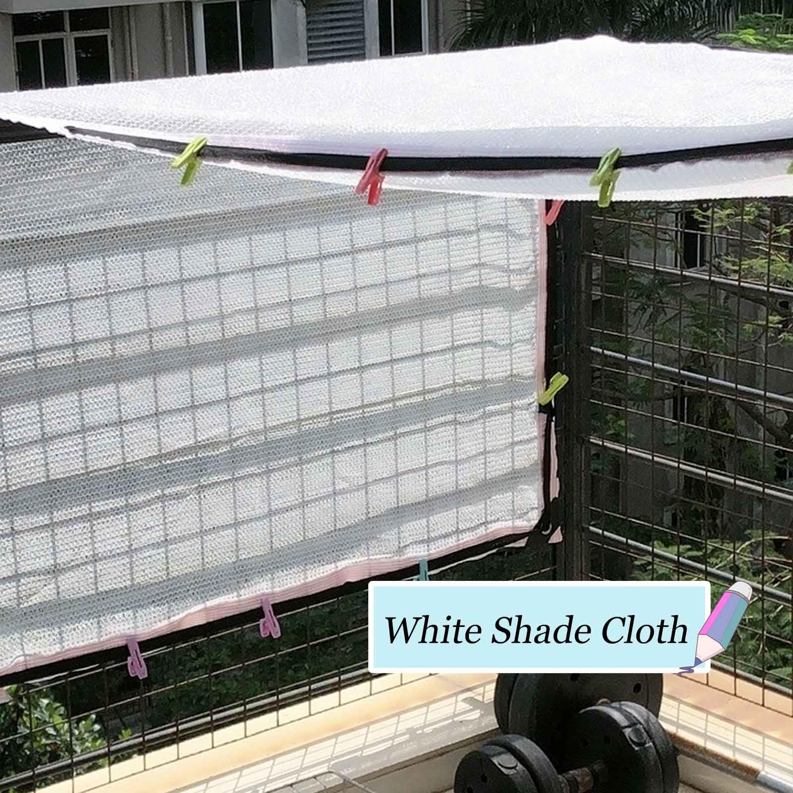 Toldo para exteriores resistente a los rayos UV para jardín y patio, malla antigranizo con ojales, 1 x 2 m, 2 x 6 m, 3 x 5 m, 4 x 9 m, 5 x 5 m