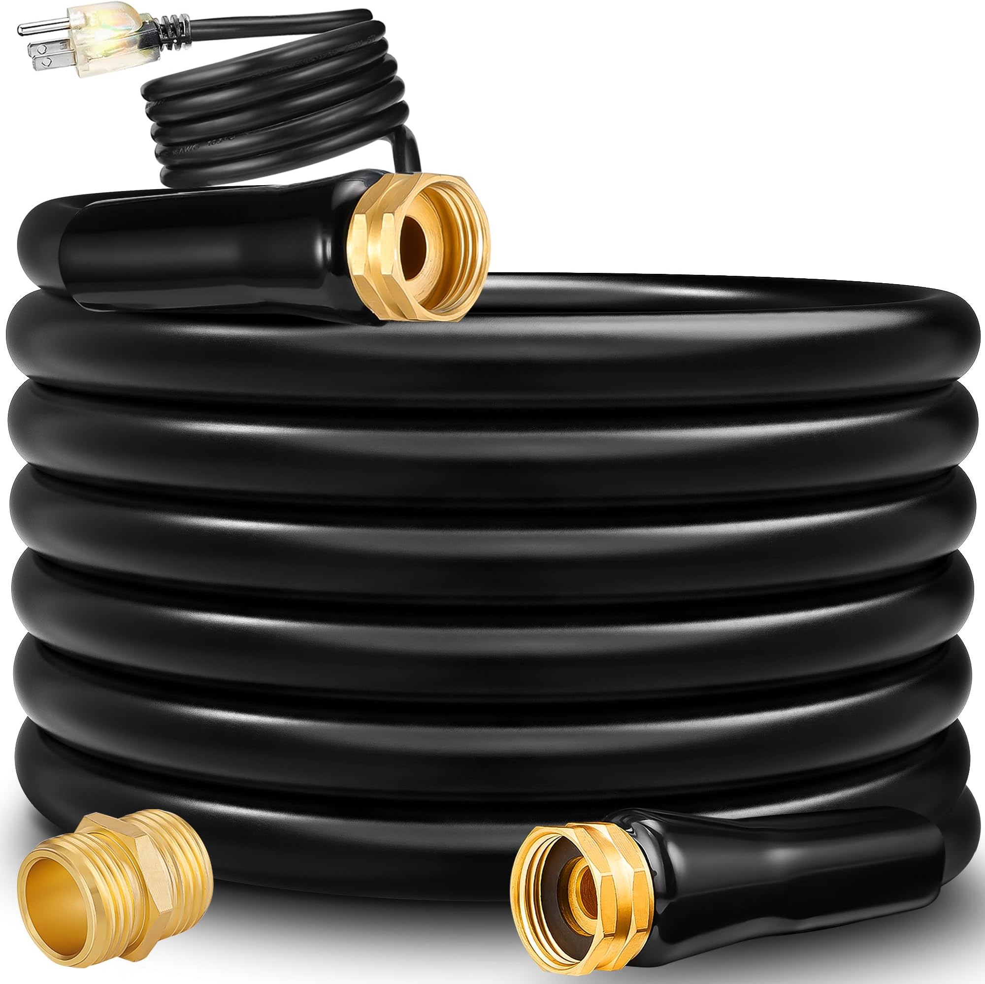 OULEME 50FT Heated Water Hose for RV, Heated Fresh Drinking