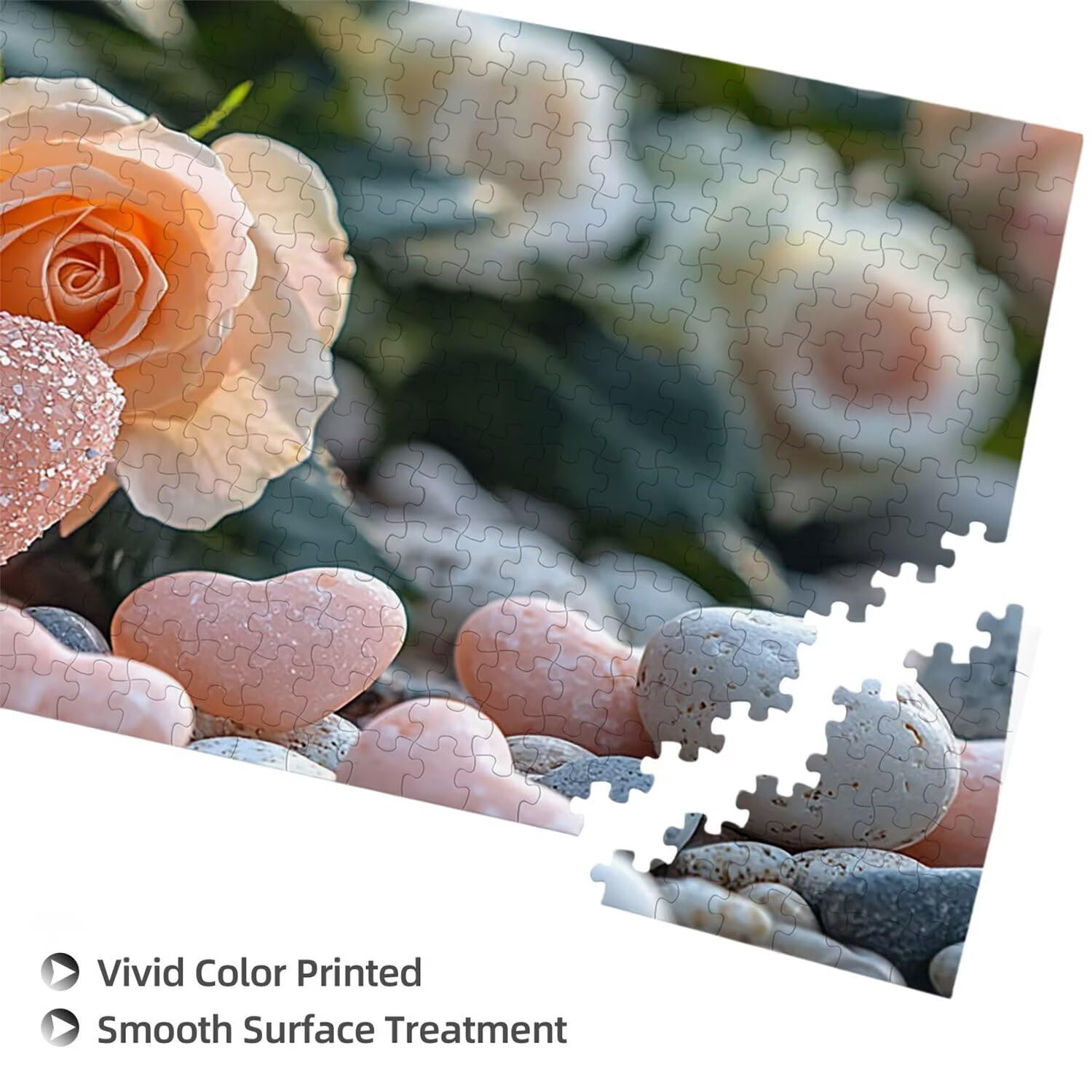 Puzzle dla dorosłych 1100 elementów, Różowe puzzle miłosne, dla dorosłych Puzzle klasyczne i od 14 lat junior, rodzinne puzzle domowe rozrywka prezent 87x42cm l-671