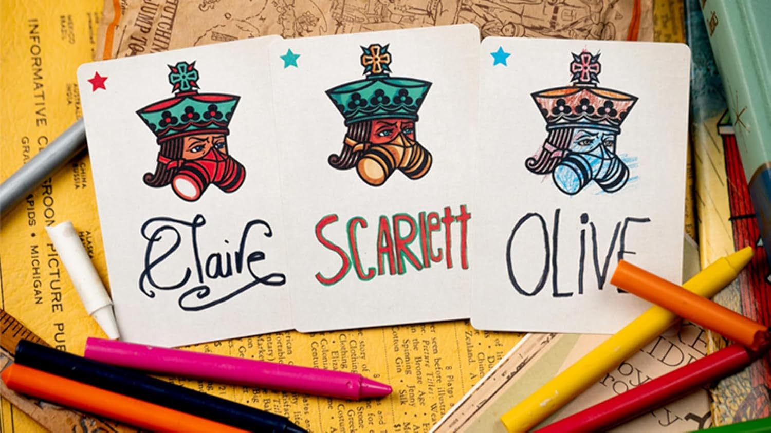 Murphy's Magic Supplies, Inc. Crayon Playing Cards by Kings Wild Project