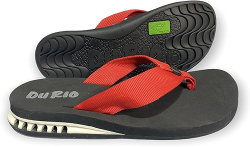 Chinelo Masculino Com Salto DuRio Air Para Esporão Fascite Plantar Ortopédico Vegano