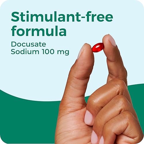 Miniatura 7 de Dulcolax Cápsulas de gel líquido laxante para suavizante de heces (25 ct) para un alivio suave, Docusate Sodium 100mg