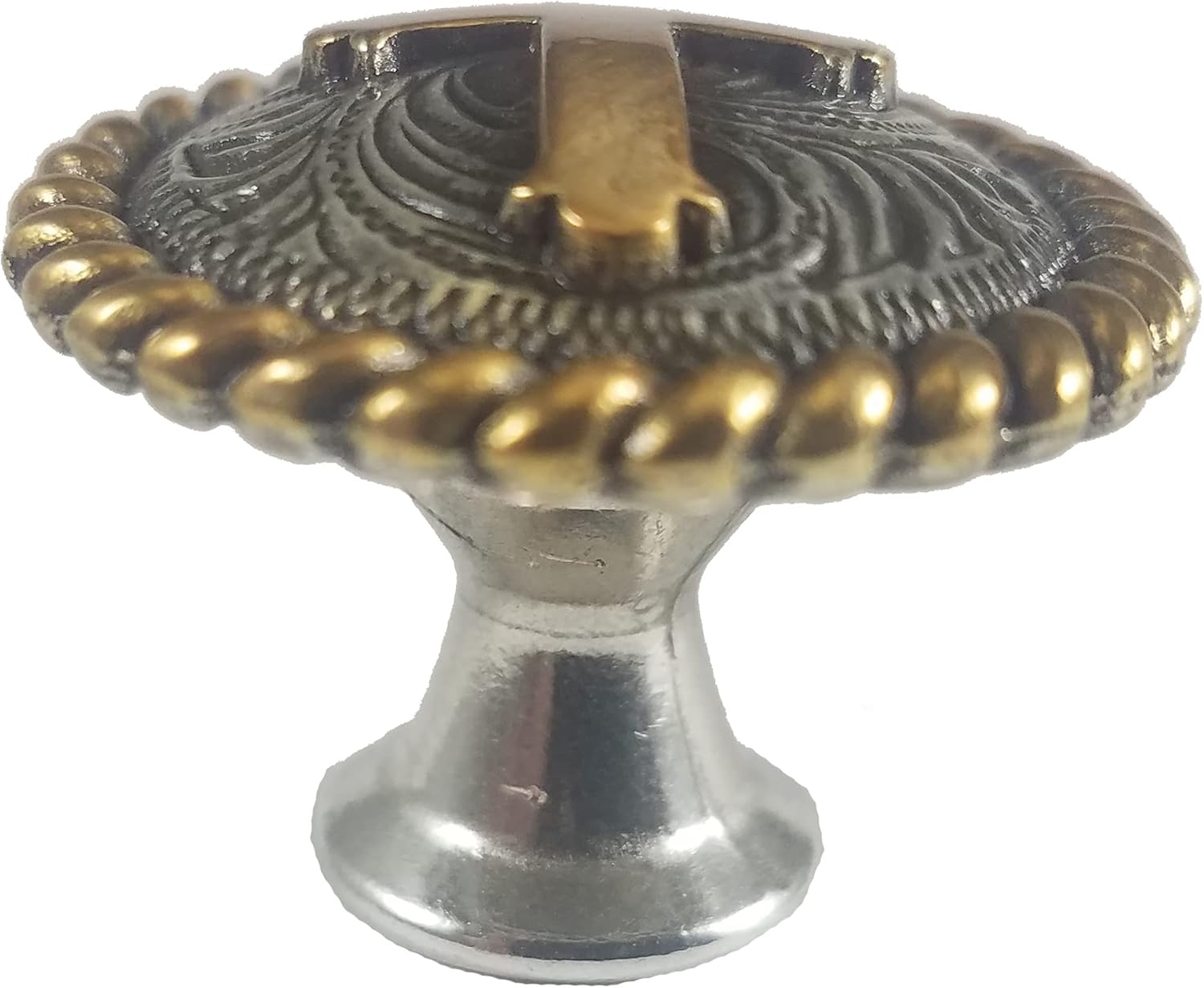 Custom Gold Cross Drawer or Cabinet Knobs, Set of 6