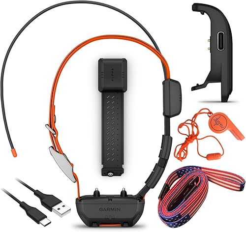 Garmin Alpha TT 25 Collar de seguimiento de perros con GPS con paquete Wearable4U E-Bank Garmin Alpha TT 25 Collar de seguimiento de perros con GPS con paquete Wearable4U E-Bank