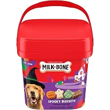 Milk-Bone Spooky Biscuits, Halloween Dog Treats, 24 Oz. Pail