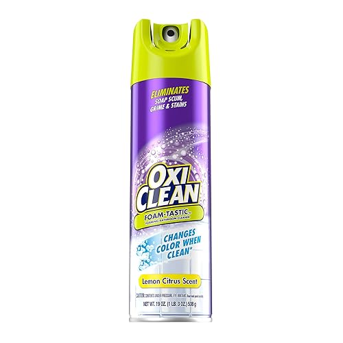 OxiClean Foam-Tastic™ Foaming Bathroom Cleaner, Citrus Scent, Eliminates Soap Scum,