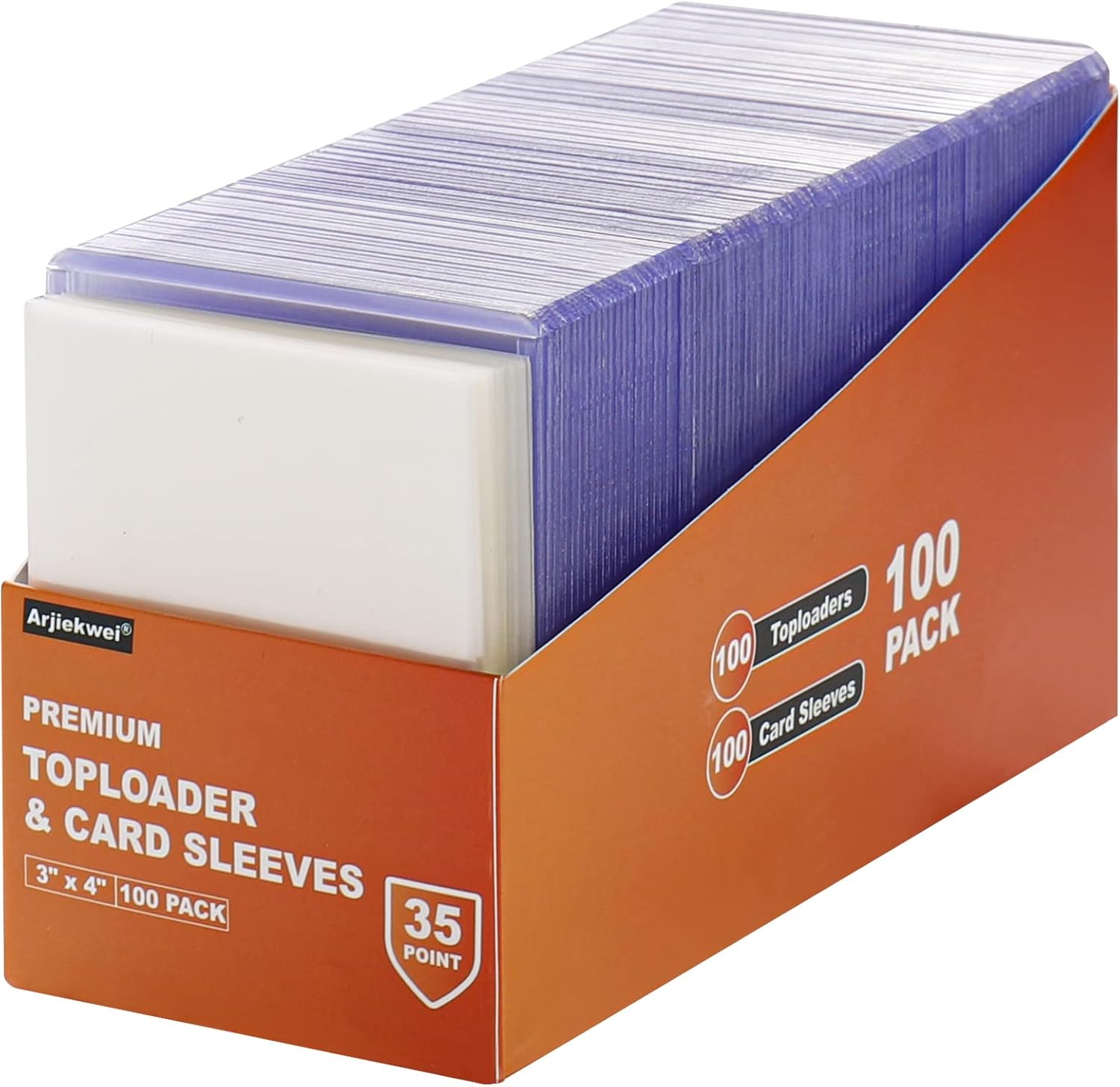 3"X4" Card Sleeves Top Loaders for Cards, Arjiekwei