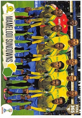 2017-18 Panini FIFA 365 Stickers Soccer #529 Mamelodi Sundowns Team Photo Official Smaller Than Trading Card Sized Album Sticker in Raw (NM or