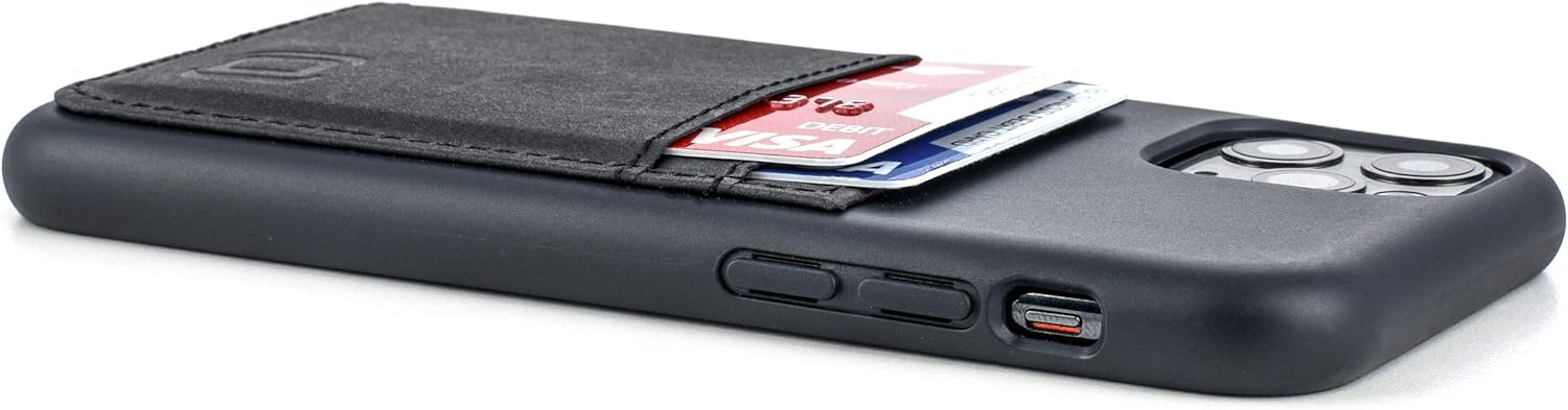 Limited Discount Dockem iPhone 11 Pro BIO Wallet Case: Friendly Materials, Magnetic Mounting & 2 Credit Card Holder Slots (5.8 M2B, Black & Black)