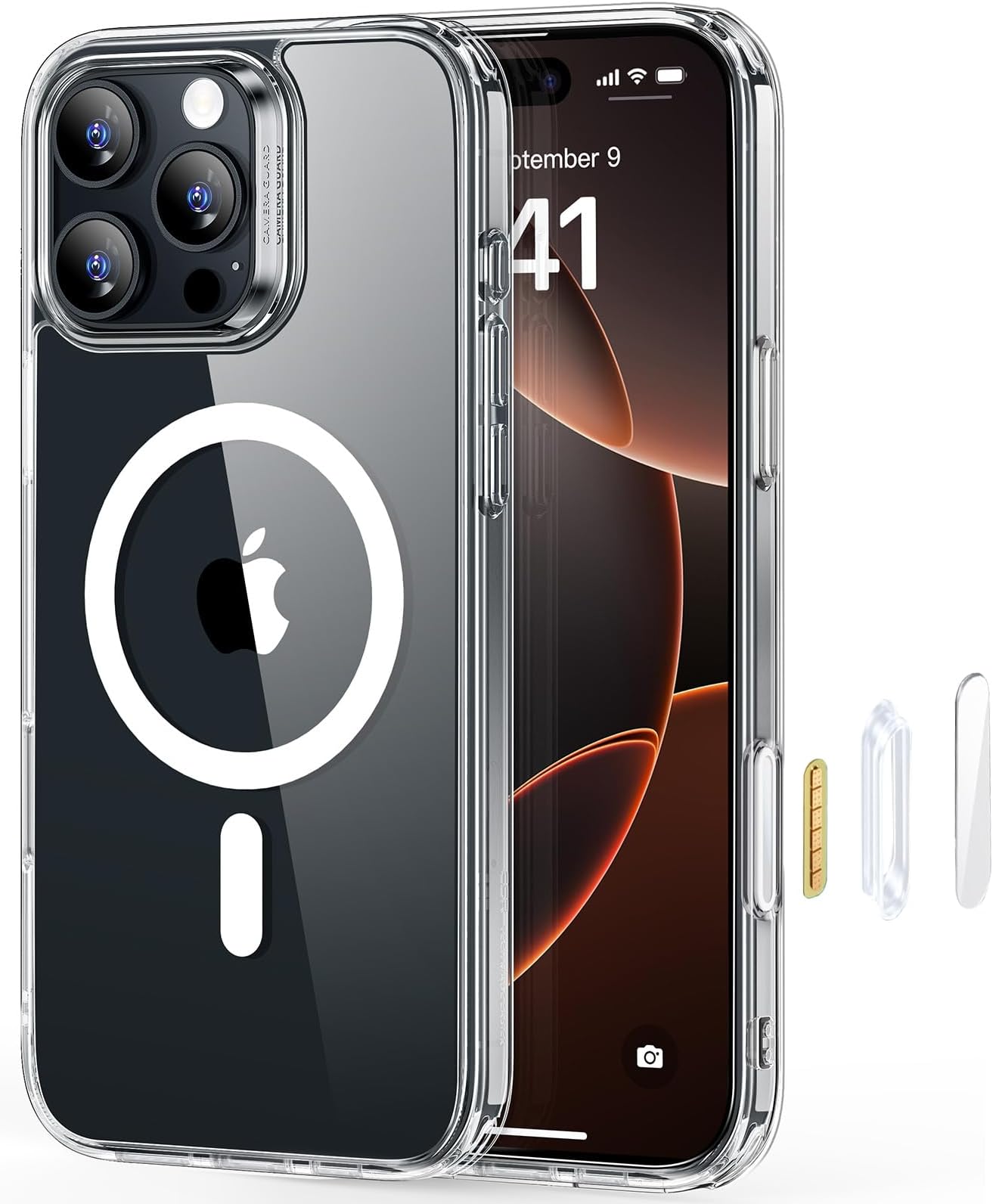 iPhone 16 Pro Max Case [Camera Control Protection · 3x US Military MIL Standard] MagSafe Compatible for iPhone 16 Pro Max with Camera Button, Anti-Yellowing, Shockproof, Military Grade Protection