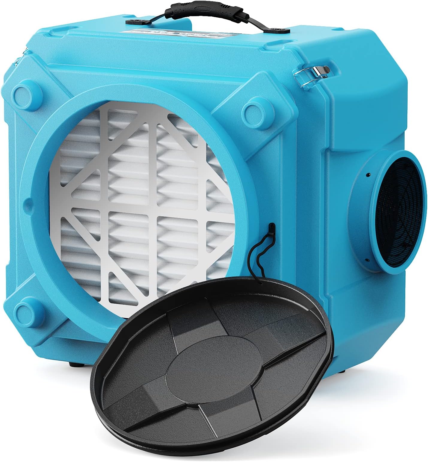 ALORAIR Air Scrubber with 3 Stage Filtration, Stackable Negative Air Machine for Industrial and Commercial Use, Heavy Duty Air Cleaner with MERV-10 Filter, HEPA/Activated carbon Filter, Blue