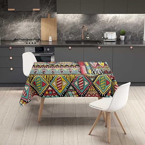 Vista 43 de Mantel de textura de mármol Redondo para mesa de 4 sillas, rectangular para fiestas de Navidad, 30 x 30 pulgadas