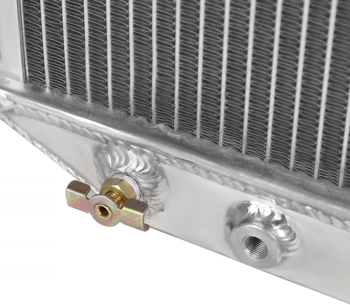 Spec-D Tuning 3 Core Aluminum Cooling Radiator Compatible with 1964-1966 Ford Mustang V8