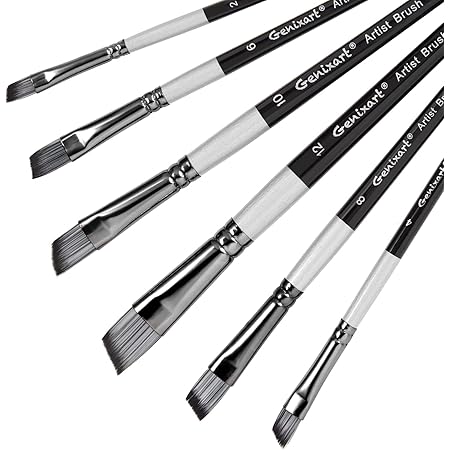 Princeton Art & Brush Select Synthetische Borstel-Flat Wash 1, Hout, Princeton Blauw, Maat 1 Princeton Art & Brush Select Synthetische Borstel-Flat Wash 1, Hout, Princeton Blauw, Maat 1