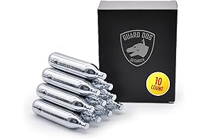 Guard Dog Security 12g CO2 Cartridges for BB Guns and Airsoft Pistols