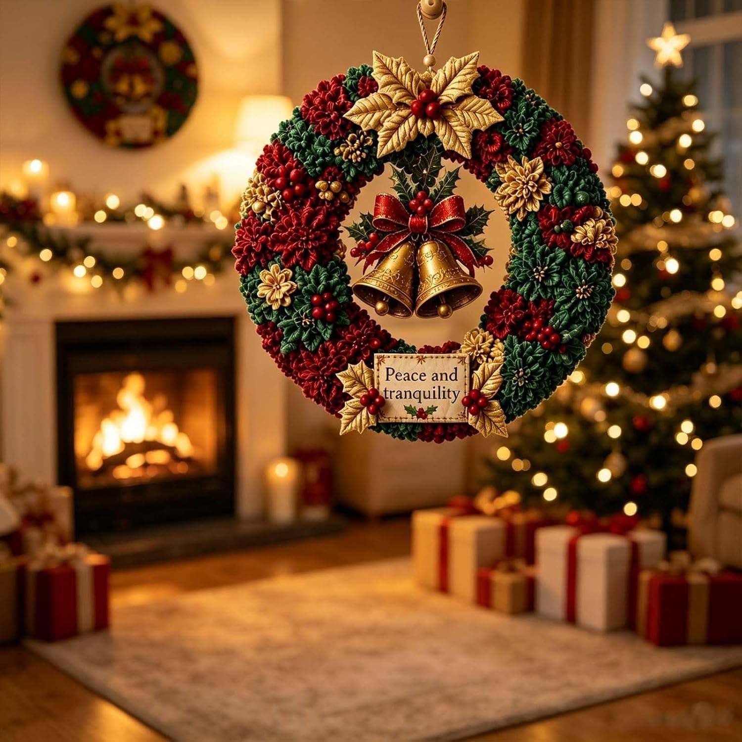 Christmas Crafts for Adults, 3D Fabric Poke Art Kit