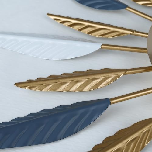 Vista 6 de Lafocuse 23 Inch Silent Large Wall Clock for Living Room Décor, Decorative Mid Century Wall Clock, Sunburst Starburst Wall Clocks Battery Operated