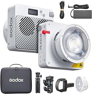 غودوكس مجموعة مصباح فيديو LED ML100Bi للجيب 120 واط بلونين للتصوير الفوتوغرافي 2800-6500 كلفن CRI97+ TLCI98+ تحكم عن طريق التطبيق 11 مؤثر اضاءة يدعم غودوكس