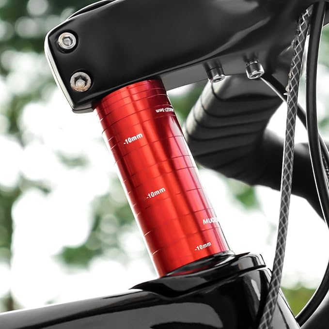 Separadores de horquilla para bicicletas en aleación de aluminio miniatura 4