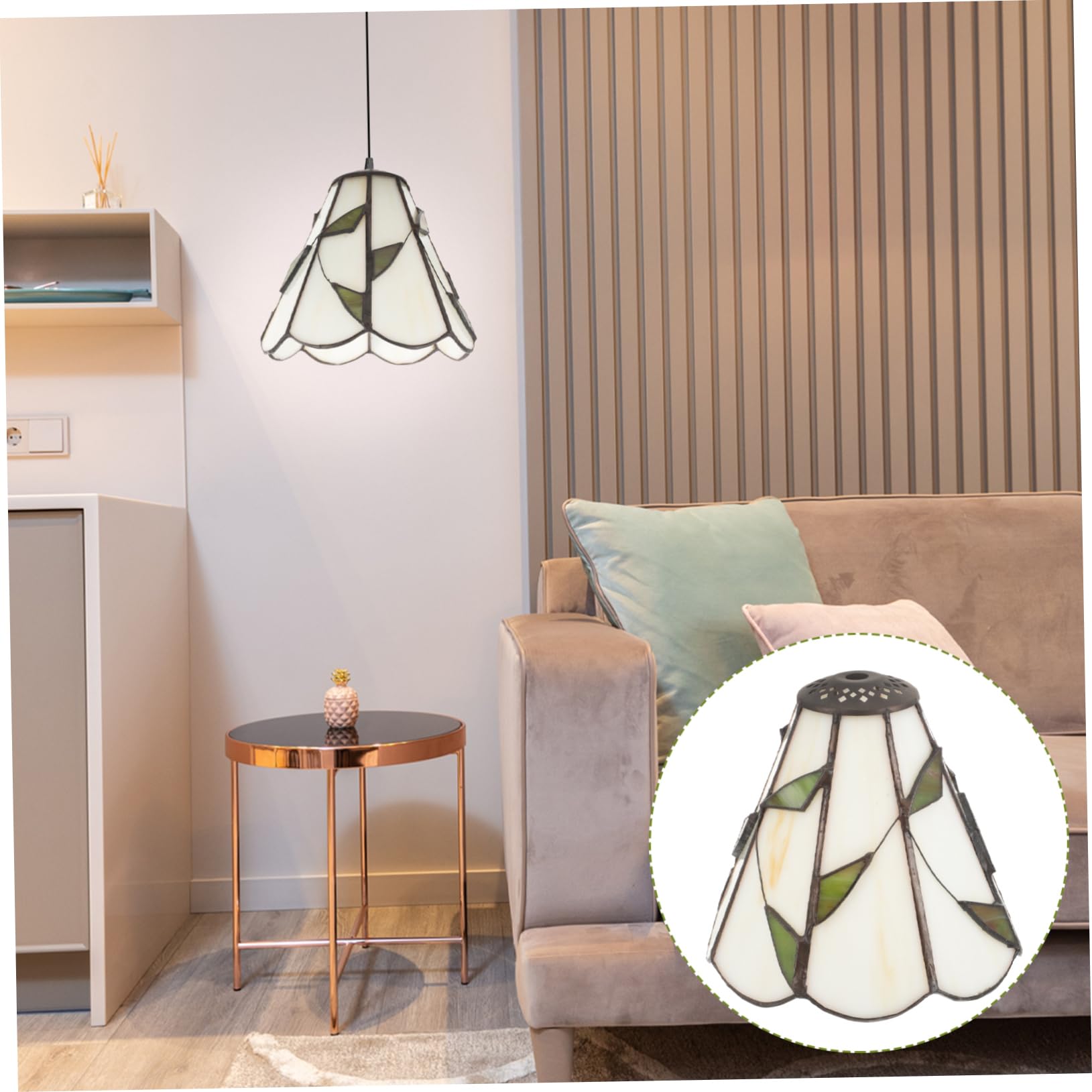 Gadpiparty Lampe De Table Moderne Avec Abat-jour Verre Lampe Décorative Pour Chambre Et Bureau Remplacement Pratique Et Léger Pour Éclairage Intérieur