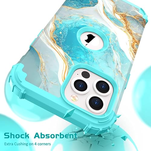 Miniatura 3 de Hocase Funda para iPhone 13 Pro Max, Protección resistente a los golpes de servicio pesado, Parachoques de goma de silicona suave + Funda protectora