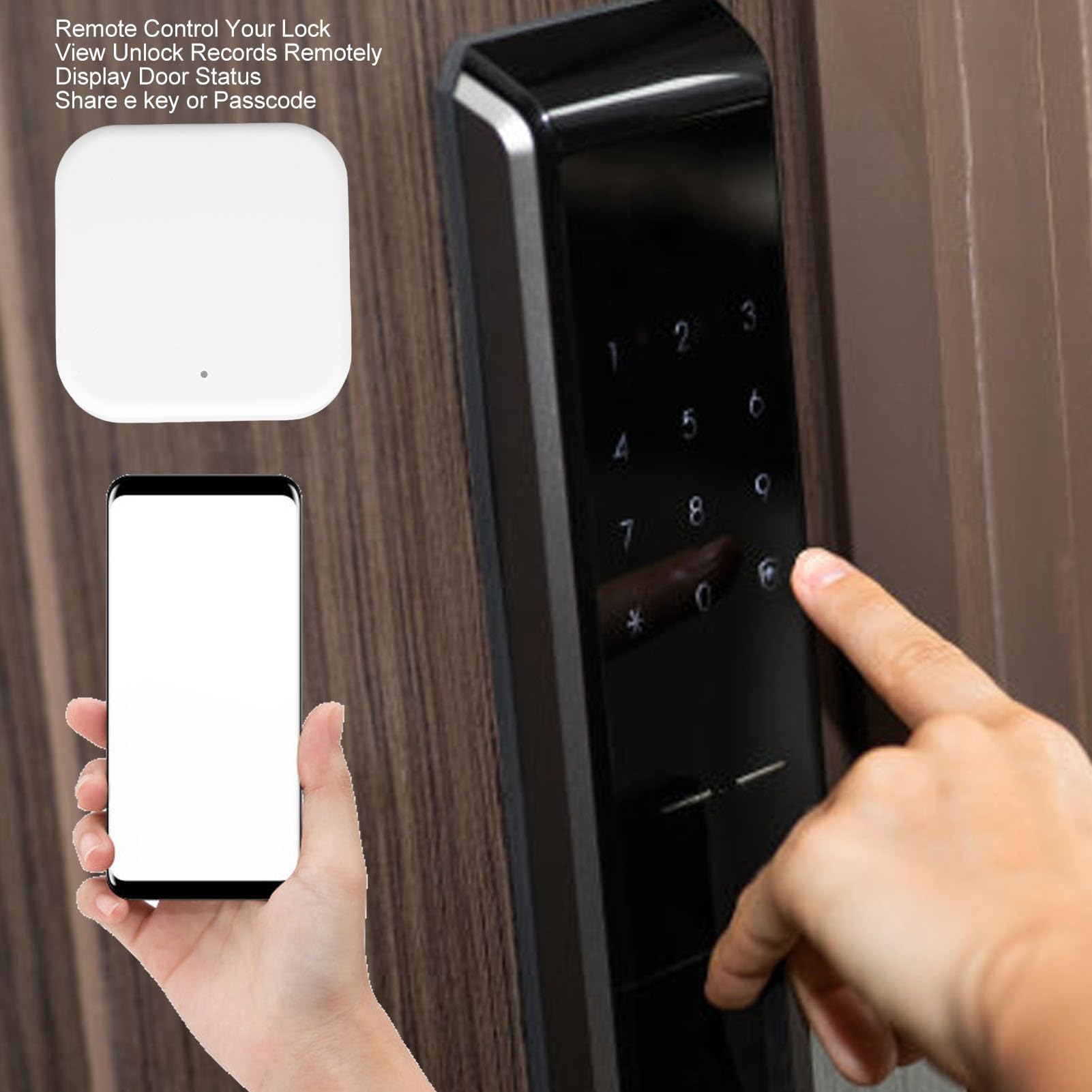 Sxhlseller Passerelle Intelligente pour le Contrôle de la Maison Intelligente | Connectivité WiFi Bluetooth RJ45, Compatible avec L'application TTLock pour Serrures et Haut-parleurs