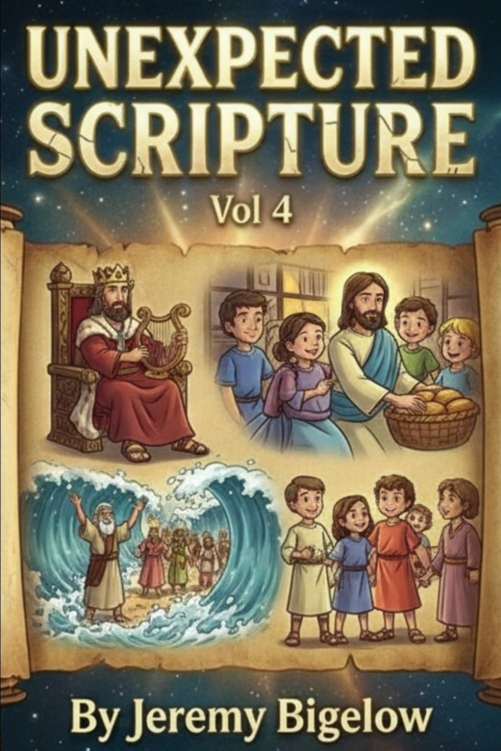 UNEXPECTED SCRIPTURE VOL 4: Bible Facts | Spiritual Growth | Humor | Miracles | Mystery | Revelation | Adventure | Weird | Surprising | Inspiring | 6x9 Inches | 93 Pages (UNEXPECTED SCRIPTURE SERIES)