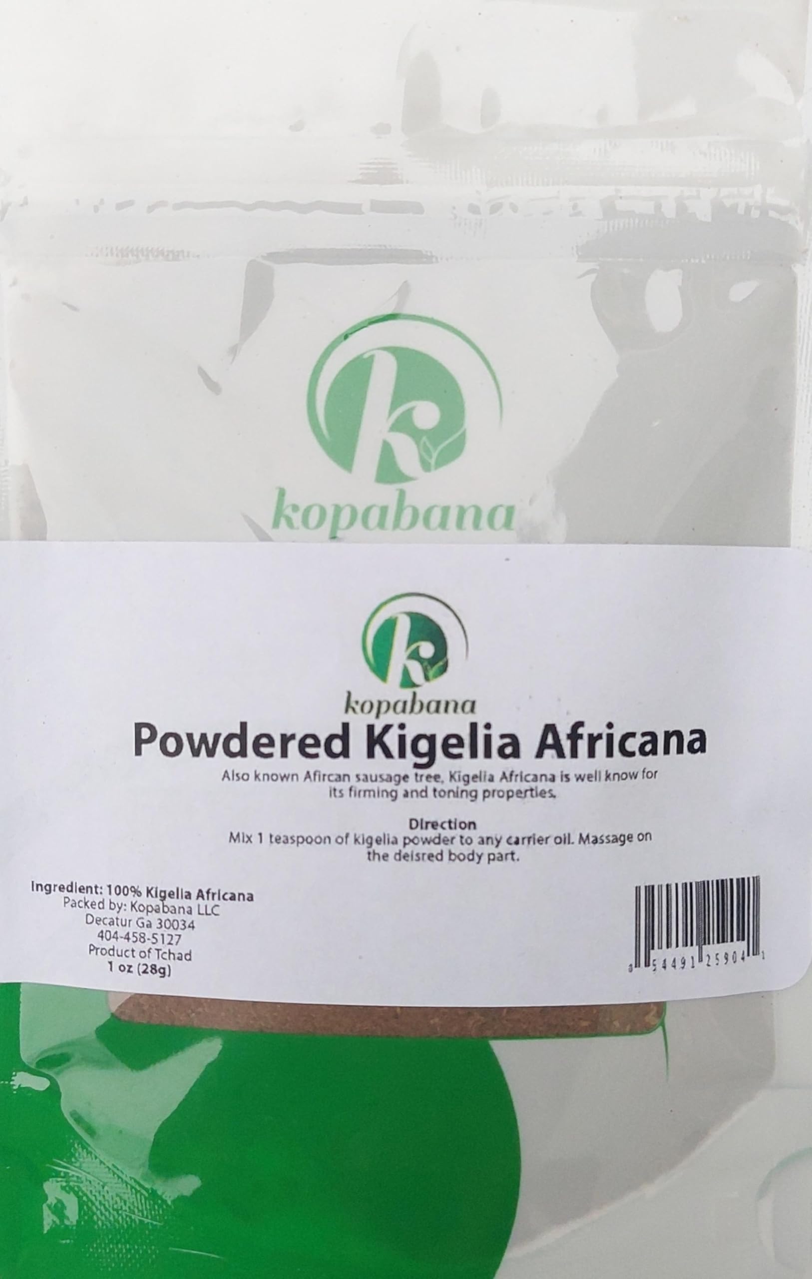 KOPABANA Kigelia Africana | Africana Kigellia | Sausage Tree Fruit | Sausage Tree powder for men and women enhancement | 1oz
