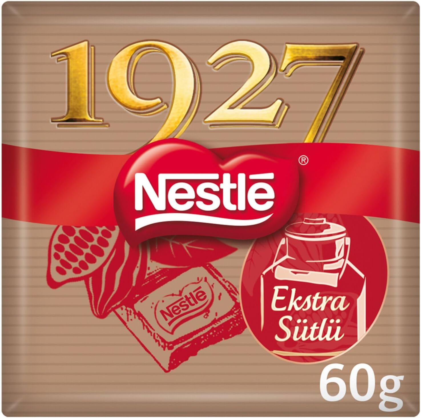 Nestlé 1927 Extra Milk Chocolate Square, 60 g x 6