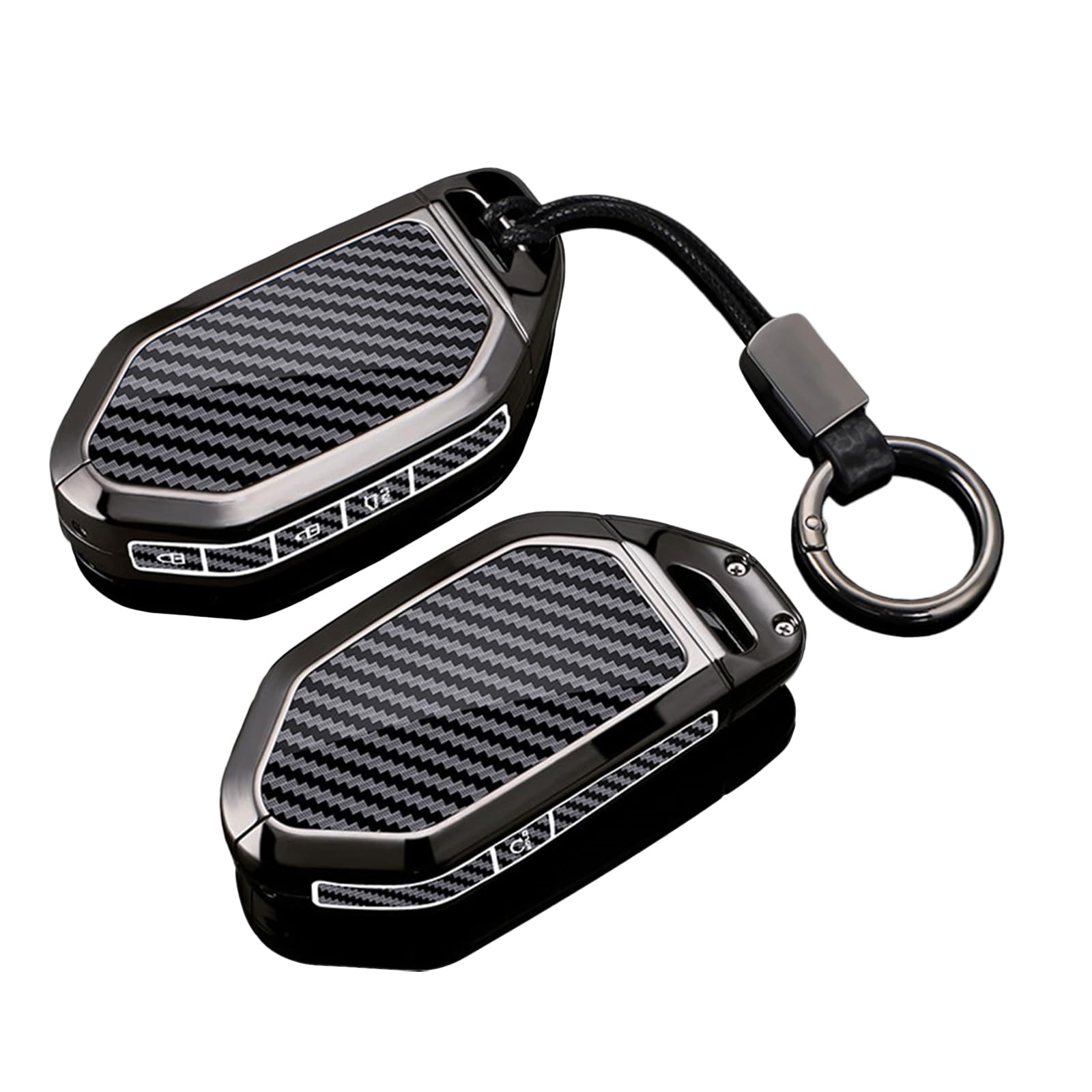 Protège clé Kia EV9 EV5 boîtier métal noir pour éviter les rayures de clés