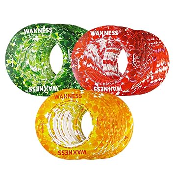 Waxness Wax Necessities Assorted Protection Collars Green Yellow Red for 14 Ounces Tins Fits Most Brands 150 Pack