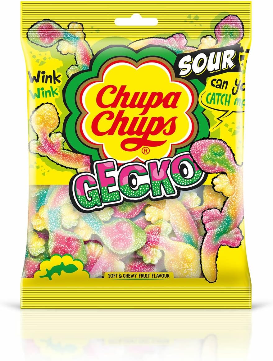 CHUPA CHUPS Sour Gecko Jelly 160g