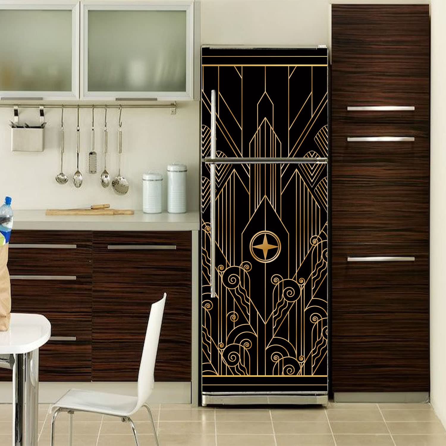 Autocollant pour porte de réfrigérateur Alwayspon pour une cuisine moderne