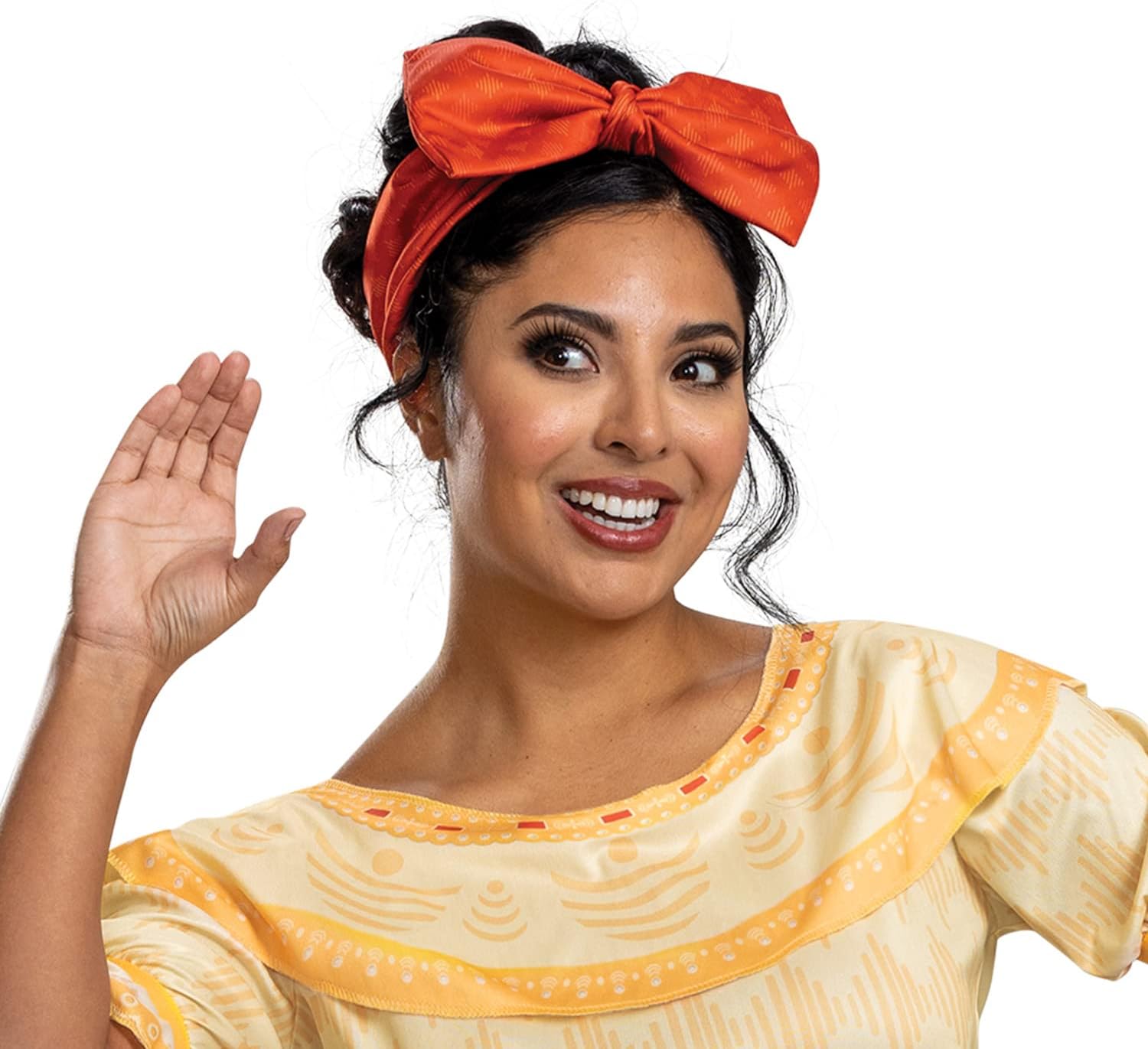 Encanto Costumes, Official Disney Encanto Mirabel and Dolores Deluxe Adult Costumes - Image 3