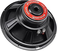 Vista 3 de Rockville RVP12W8 Subwoofer de Repuesto Crudo de 600W 12" 8 Ohmios, Manejo de Alta Potencia, Graves Profundos, Construcción Duradera, para Sistemas