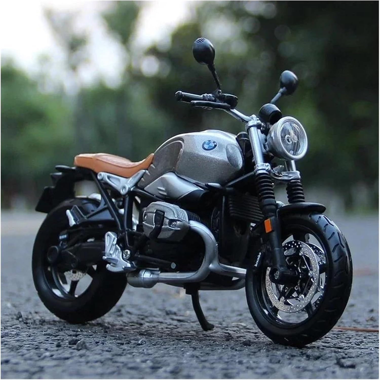 Mini Simulation Motorcycle Toys 1:12 for BMW R Nine T Scrambler Alloy Simulation Racing Car Model Boy's Toys Adult for Boys