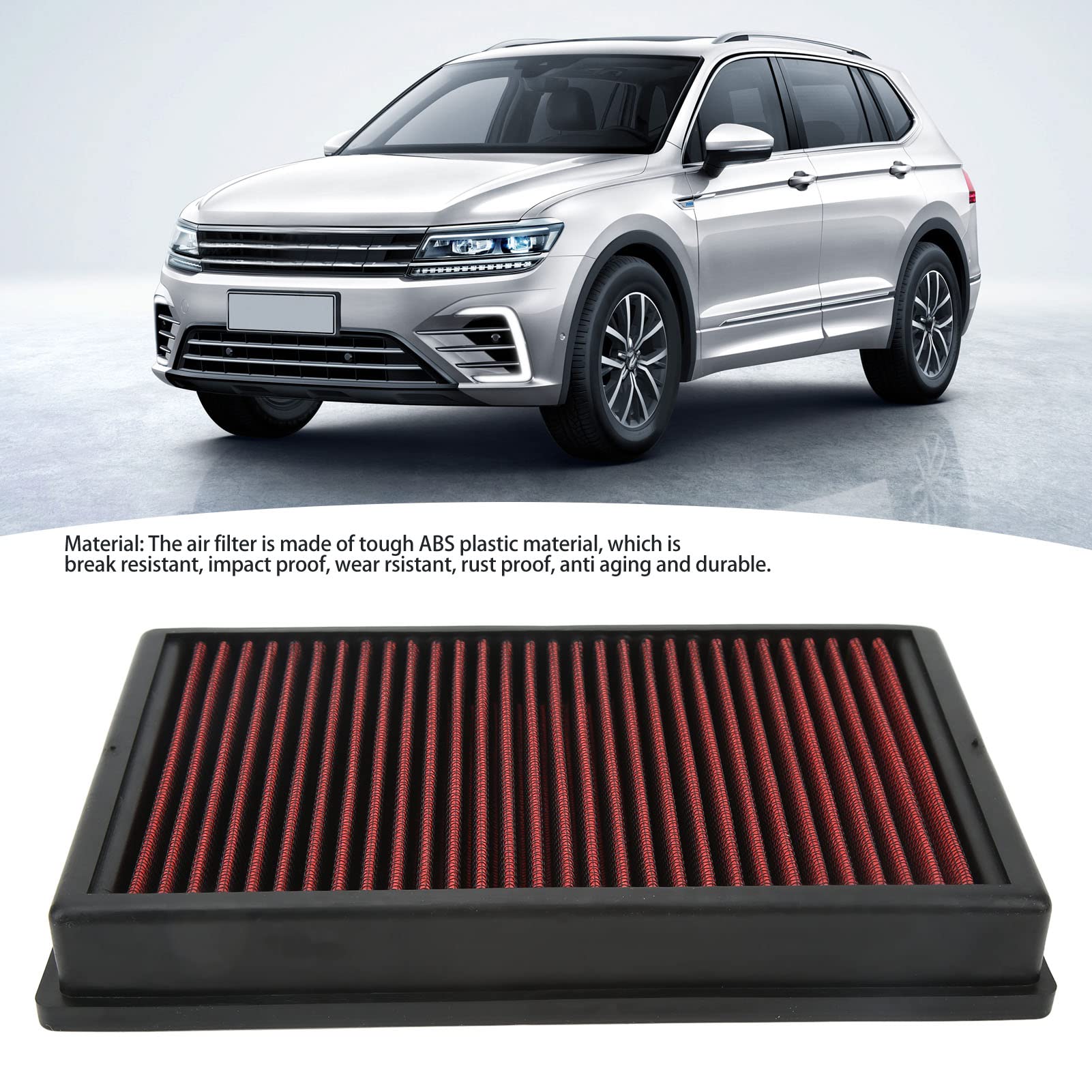 EBTOOLS Sostituzione del Filtro dell'Aria del Motore Dell'auto Filtro dell'Aria del Motore 33‑3005 Sostituzione Dell'elemento del Pannello del Filtro Ad Alte Prestazioni per Cupra Ateca Formentor