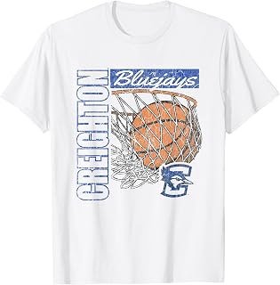 Creighton Bluejays Vintage Basketball 90's White T-Shirt