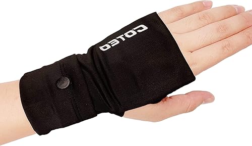 Miniatura 10 de Banda de brazo con guante para correr. Soporte para teléfono celular manos libres, bolsa de muñeca, banda para el sudor, cartera de pulsera, soporte