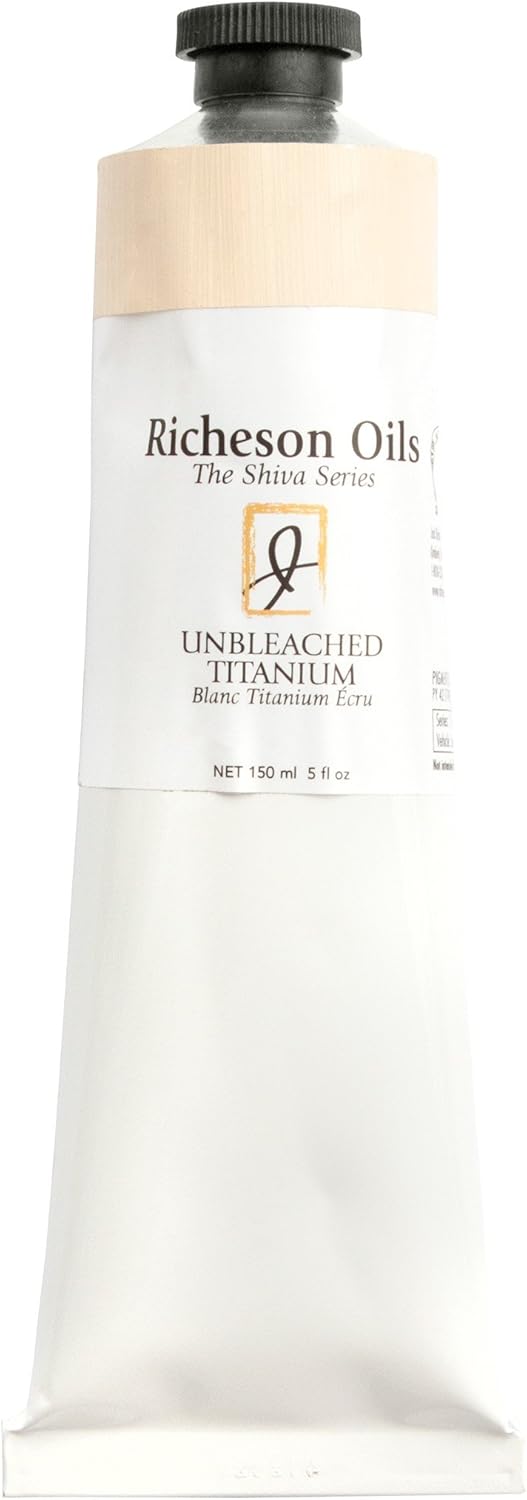 Jack Richeson 5 Oz Artist Oil Color,Unbleached Titanium