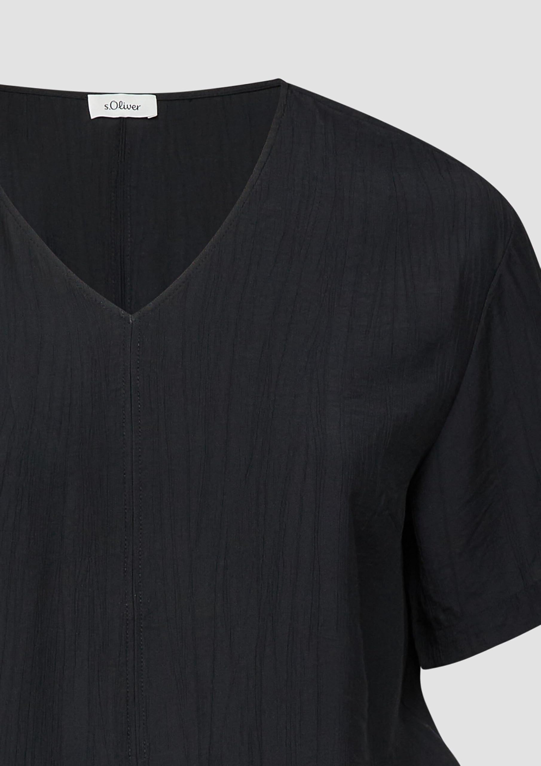 s.Oliver Strukturierte Bluse im O-Shape