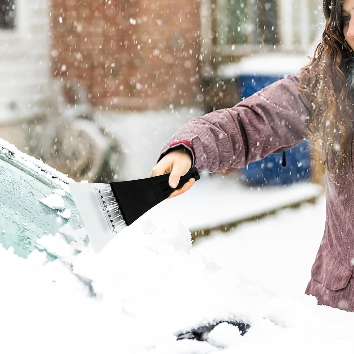 review Galeril Kids Snow Shovel Small Shovel Portable Snow Convenient Snowbrush Shovel Carry to Clean Plastic Snow Easy to Easy Snow Tools & Home Improvement